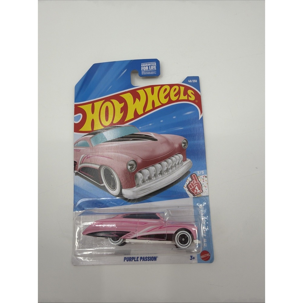 2026 Hot Wheels PURPLE PASSION Pink HW Fan Driven Diecast Toy Race Car New